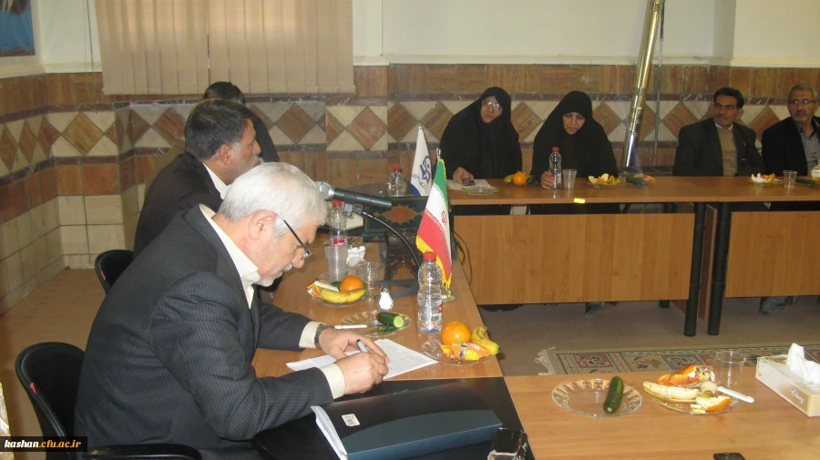 بازدید مسئولین محترم سازمان مرکزی از مرکز آموزش عالی امام خمینی(ره)کاشان 5