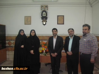 حضور مدیر آموزش و پرورش کاشان در مرکز به مناسبت روز دانشجو