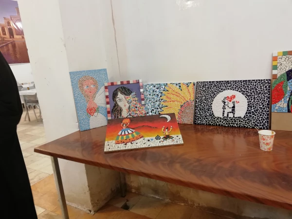 گزیده ای از نمایشگاه کاشی معرق 2