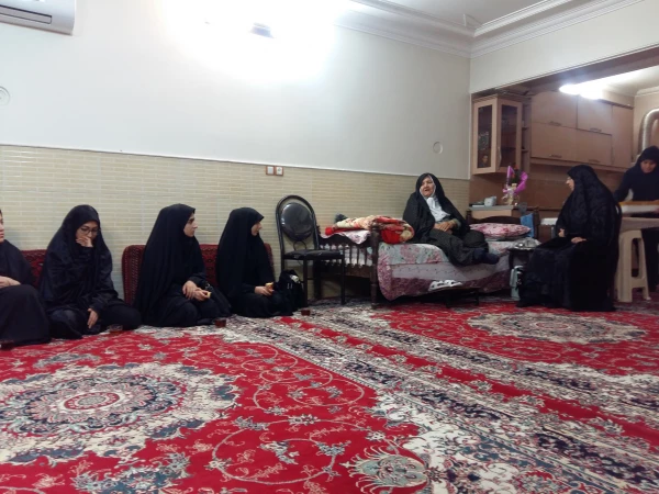 بازدید و عیادت از مادر شهیدان بارفروش 4