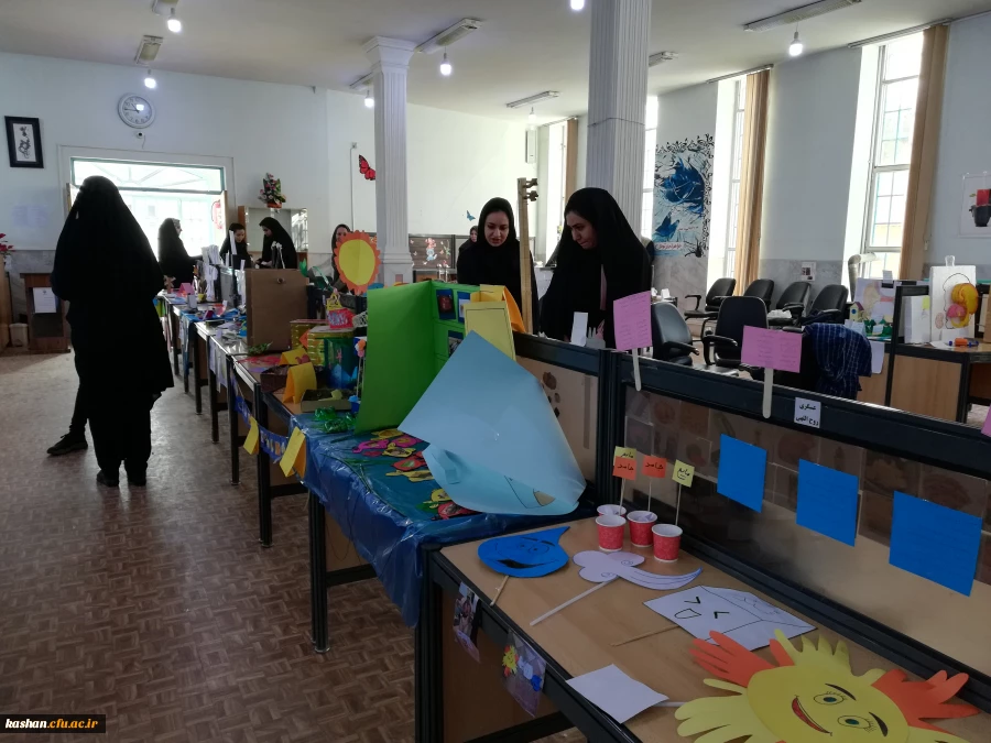 برپایی نمایشگاه دست سازه های درس علوم  6