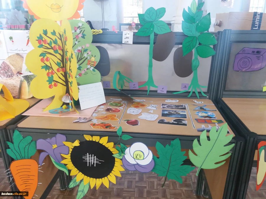 برپایی نمایشگاه دست سازه های درس علوم  7