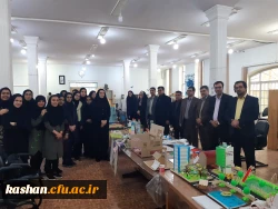 برپایی نمایشگاه دست سازه های درس علوم  8