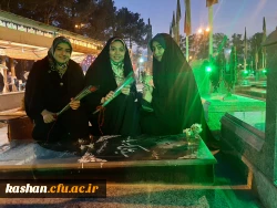 تجدید بیعت دانشجومعلمان مرکز امام خمینی (ره) کاشان با شهدای گرانقدر انقلاب اسلامی 2