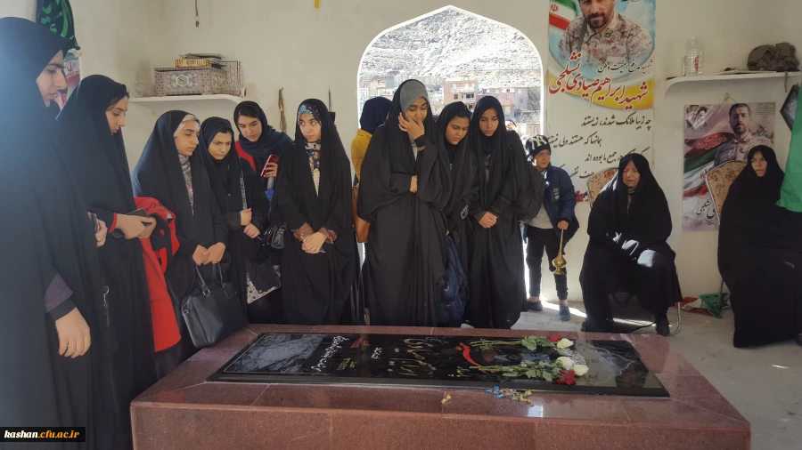 دیدار با خانواده شهید بسیجی ابراهیم صیادی و زیارت قبر مطهر ایشان 4