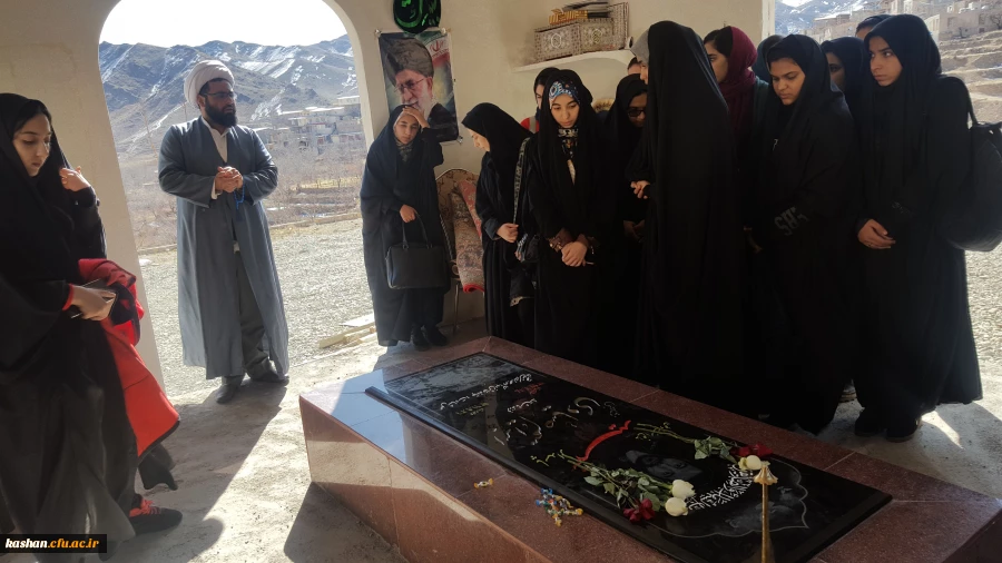 دیدار با خانواده شهید بسیجی ابراهیم صیادی و زیارت قبر مطهر ایشان 5