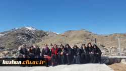  گزارش تصویری از برنامه طبیعت گردی روستای نشلج و زیارت امامزاده مشهد اردهال کاشان 2