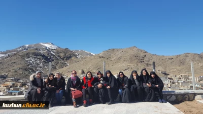  گزارش تصویری از برنامه طبیعت گردی روستای نشلج و زیارت امامزاده مشهد اردهال کاشان
