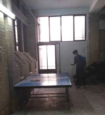 نظافت و ضدعفونی مرکز 17