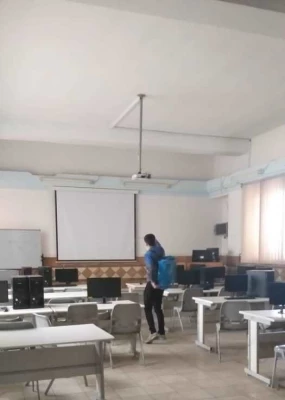 نظافت و ضدعفونی مرکز 19