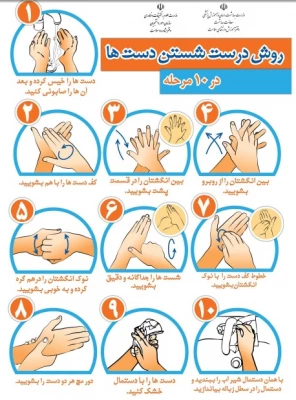 با رعایت اصول بهداشتی، کرونا را شکست می دهیم. 3