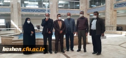 بازدید سرپرست محترم مدیریت امور پردیس های دانشگاه فرهنگیان استان اصفهان از مرکز امام خمینی (ره) کاشان 2