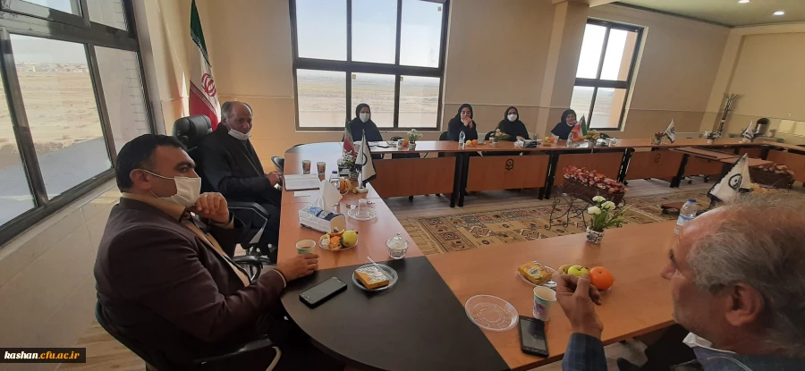 بازدید سرپرست محترم مدیریت امور پردیس های دانشگاه فرهنگیان استان اصفهان از مرکز امام خمینی (ره) کاشان 2