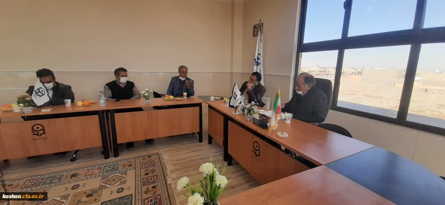 بازدید سرپرست محترم مدیریت امور پردیس های دانشگاه فرهنگیان استان اصفهان از مرکز امام خمینی (ره) کاشان 2