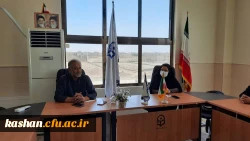 نشست صمیمی اعضای بسیج دانشجویی با سرپرستان سرا ومسئولین مرکز امام خمینی (ره) کاشان وگفتگو با معاونت محترم هماهنگی مرکز به عنوان جانباز وبرادر شهید 2