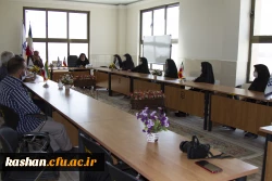تشکیل جلسه ریاست دانشگاه فرهنگیان کاشان با کارمندان 2