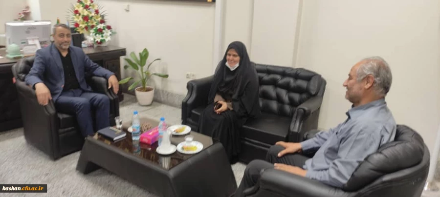 دیدار رئیس دانشگاه با ریاست اداره آموزش و پرورش شهرستان کاشان 3