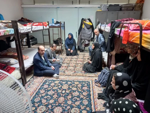 بازدید مسئولین حوزه معاونت دانشجویی سازمان مرکزی از مرکز امام خمینی (ره) کاشان 2