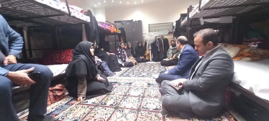 بازدید مسئولین حوزه معاونت دانشجویی سازمان مرکزی از مرکز امام خمینی (ره) کاشان 2