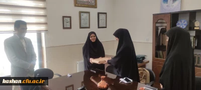 دیدار نوروزی مسئول بسیج دانشجویی دانشگاه های کاشان با ریاست مرکز امام خمینی (ره)