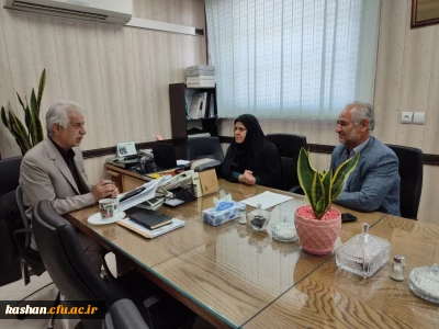 دیدار نوروزی ریاست دانشگاه فرهنگیان مرکز کاشان با مدیر عامل خیرین مدرسه ساز کاشان