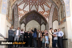 گزارش تصویری از اردوی یک روزه (بازدید از باغ تاریخی فین کاشان و آیین گلابگیری قمصر) مسئولین و اعضای هیات علمی استان به میزبانی مرکز کاشان 2