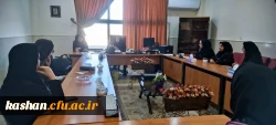 بازدید کارشناس مسئول آموزش و مدیران گروه درسی استان از روند تشکیل کلاس های مرکز کاشان  3