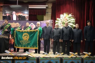 حضورر خادمین حرم مطهر امام رضا در مراسم ترحیم مرحوم شادروان دکتر کجباف