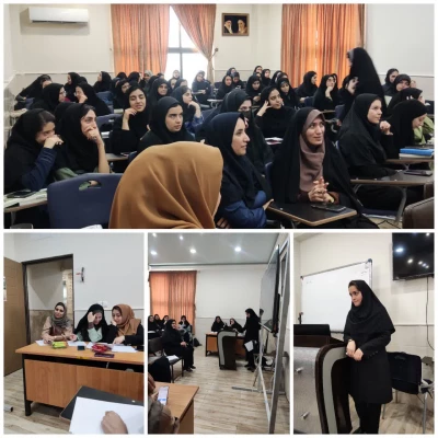 برگزاری فینال مرحله استانی جشنواره تدریس برتر در رشته دبیری ادبیات فارسی در دانشگاه فرهنگیان مرکز کاشان 4