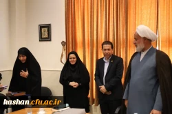 تکریم و معارفه دبیر هیئت دانشجویی مرکز امام خمینی ره کاشان 3