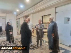 بازدید میدانی جمعی از مسئولین دانشگاه فرهنگیان از مرکز امام خمینی (ره) کاشان 5