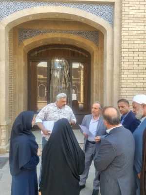 بازدید میدانی جمعی از مسئولین دانشگاه فرهنگیان از مرکز امام خمینی (ره) کاشان 6