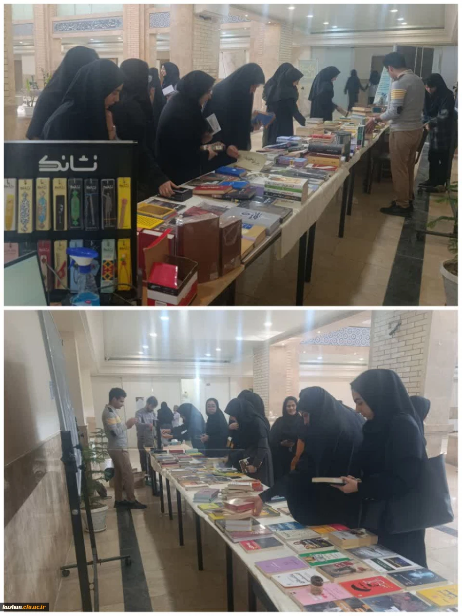 برپایی کافه کتاب در مرکز امام خمینی(ره) کاشان 2