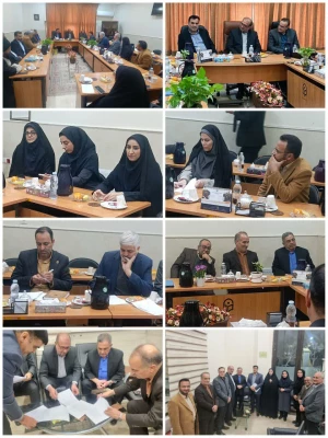 جلسه تعیین وضعیت تفاهم نامه ساختمان مرکز امام خمینی(ره) کاشان