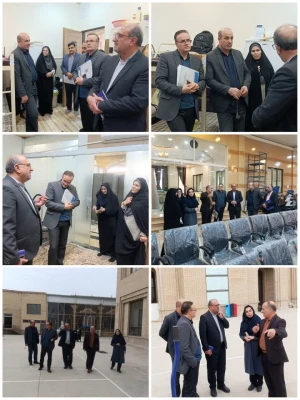 بازدید مسئولین سازمان مرکزی و استان اصفهان از مرکز امام خمینی(ره) کاشان 