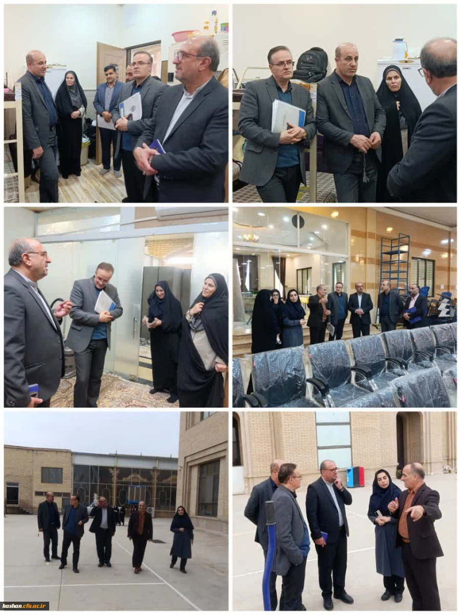 بازدید مسئولین سازمان مرکزی و استان اصفهان از مرکز امام خمینی(ره) کاشان  2