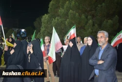 دکتر ابراهیمی در تجمع مردمی میدان شهید خامنه ای کاشان سخنرانی کرد 5